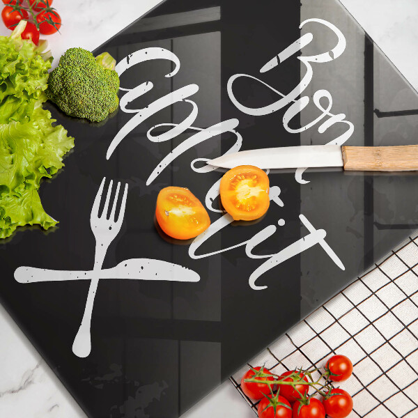 Deska kuchenna Napis Bon appetit