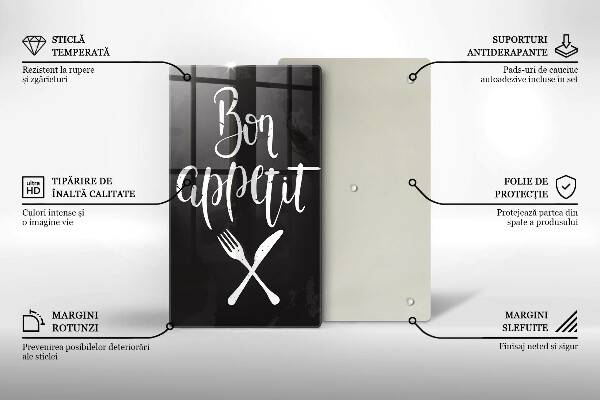 Deska kuchenna Napis Bon appetit