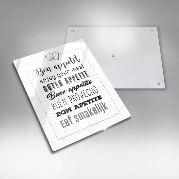 Deska kuchenna Kuchenny napis, sentencja