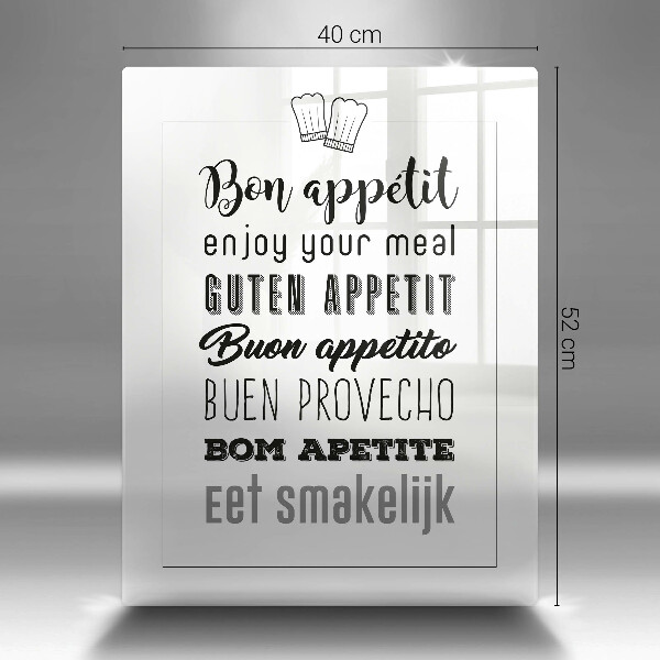 Deska kuchenna Kuchenny napis, sentencja