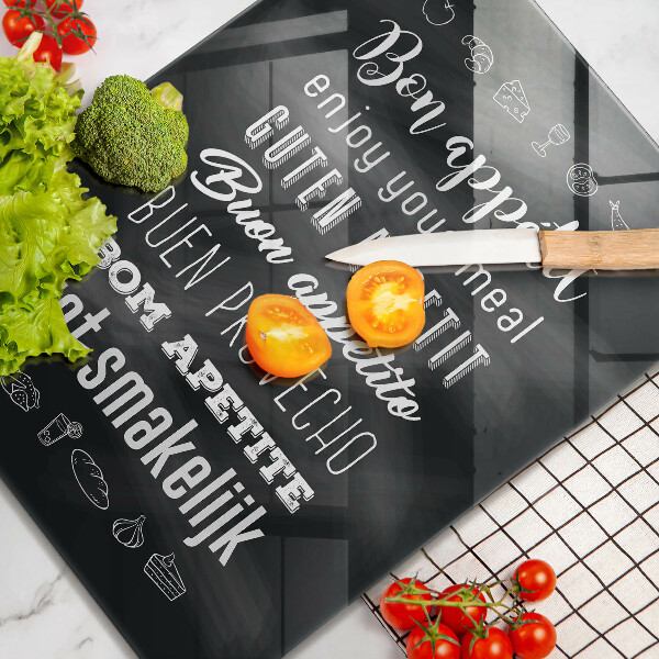 Deska kuchenna Kuchenny napis, sentencja