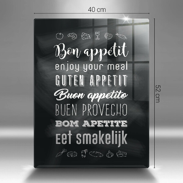 Deska kuchenna Kuchenny napis, sentencja