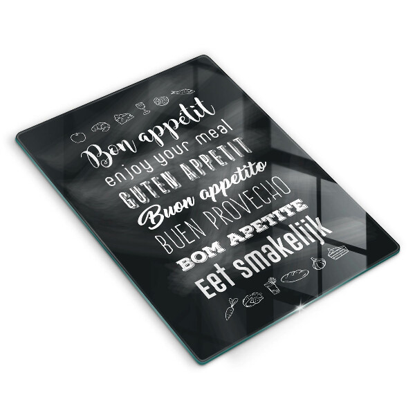 Deska kuchenna Kuchenny napis, sentencja