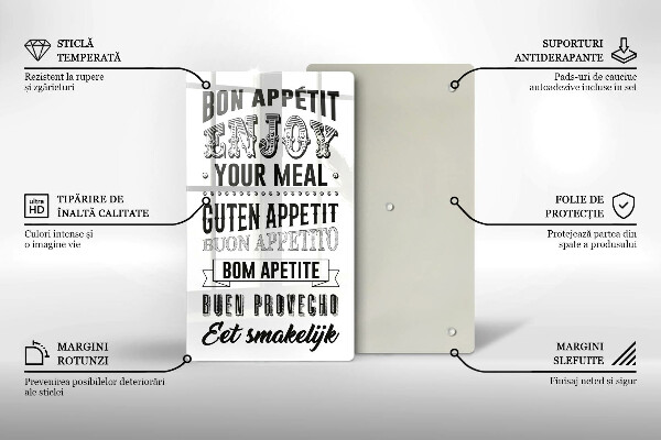 Deska kuchenna Napis do kuchni, sentencja