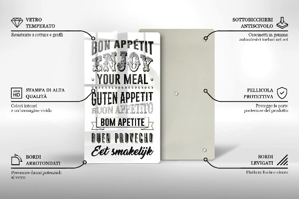 Deska kuchenna Napis do kuchni, sentencja