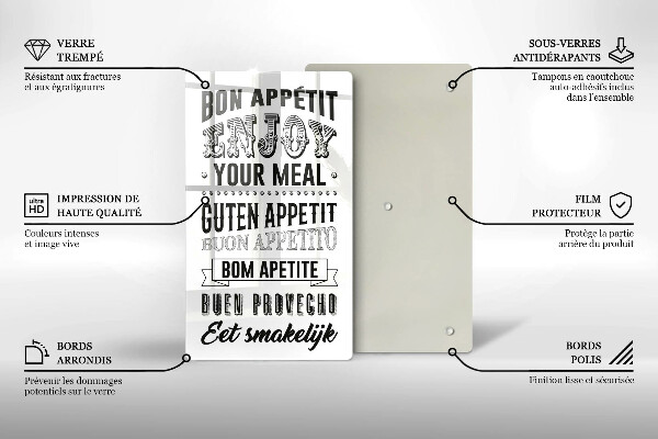 Deska kuchenna Napis do kuchni, sentencja