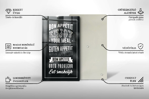 Deska kuchenna Napis do kuchni, sentencja