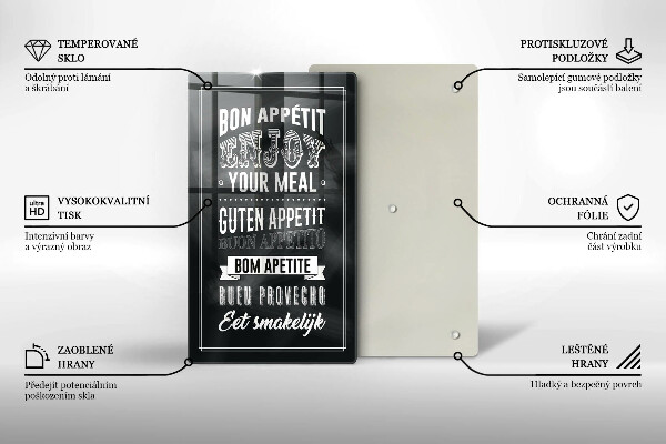 Deska kuchenna Napis do kuchni, sentencja