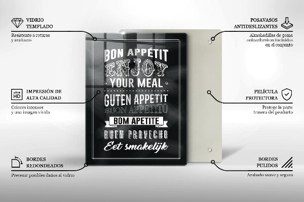 Deska kuchenna Napis do kuchni, sentencja