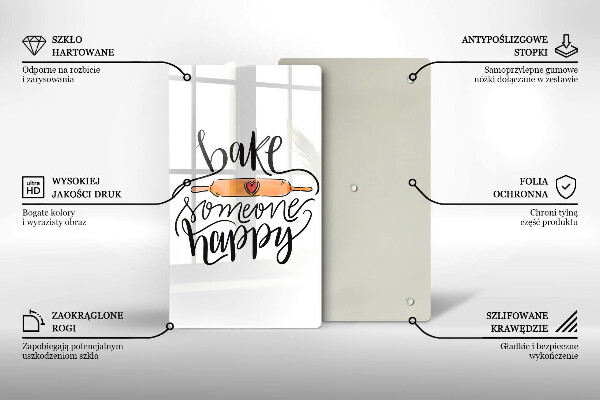 Deska kuchenna Bake someone happy