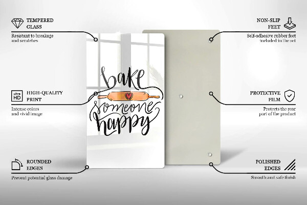 Deska kuchenna Bake someone happy