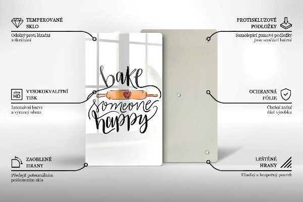 Deska kuchenna Bake someone happy