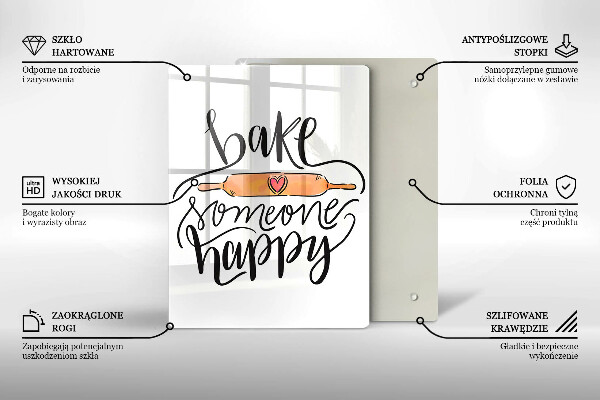 Deska kuchenna Bake someone happy