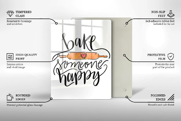 Deska kuchenna Bake someone happy