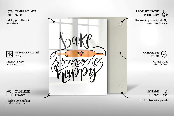 Deska kuchenna Bake someone happy