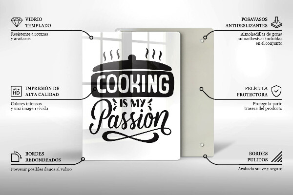 Deska kuchenna Cooking is my passion