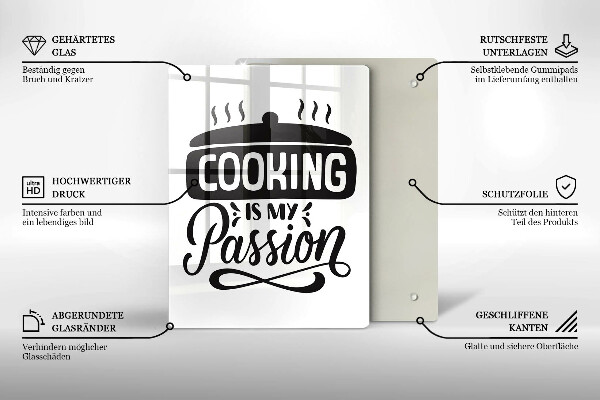 Deska kuchenna Cooking is my passion