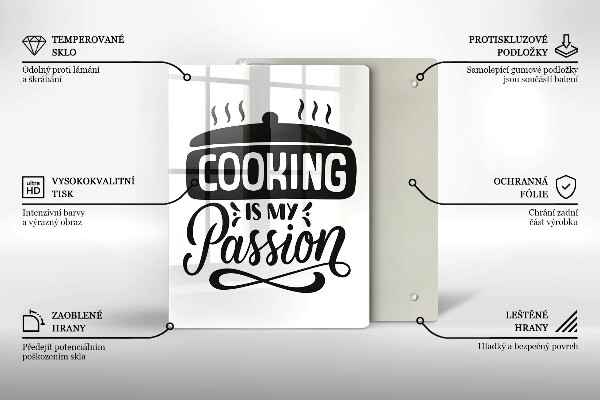 Deska kuchenna Cooking is my passion