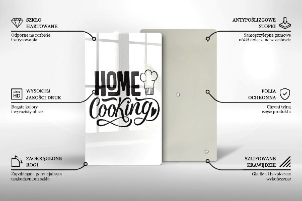 Deska kuchenna Napis Home cooking