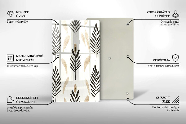 Deska kuchenna Boho rośliny