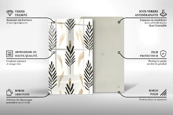 Deska kuchenna Boho rośliny