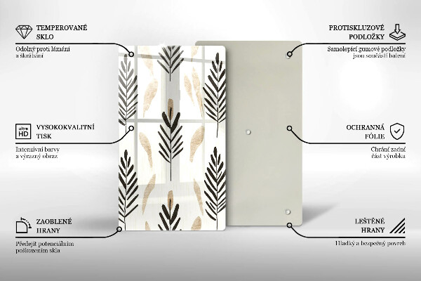 Deska kuchenna Boho rośliny