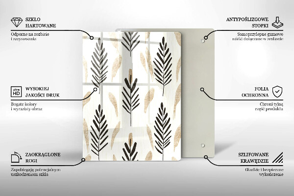 Deska kuchenna Boho rośliny