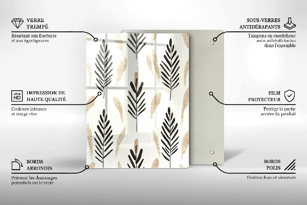 Deska kuchenna Boho rośliny