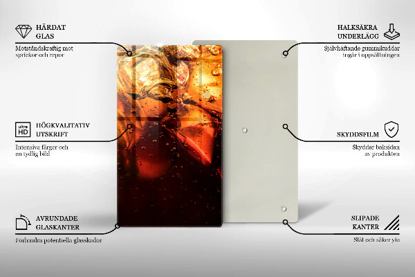 Deska kuchenna Napój cola z lodem