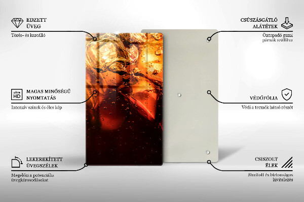 Deska kuchenna Napój cola z lodem