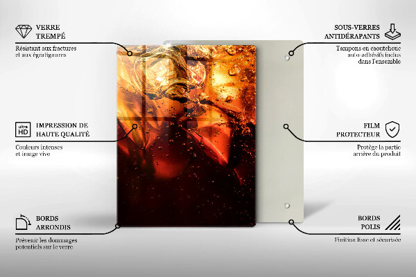 Deska kuchenna Napój cola z lodem