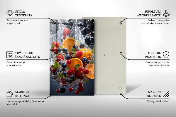 Deska kuchenna Owoce w wodzie