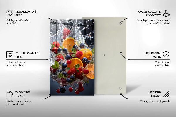 Deska kuchenna Owoce w wodzie