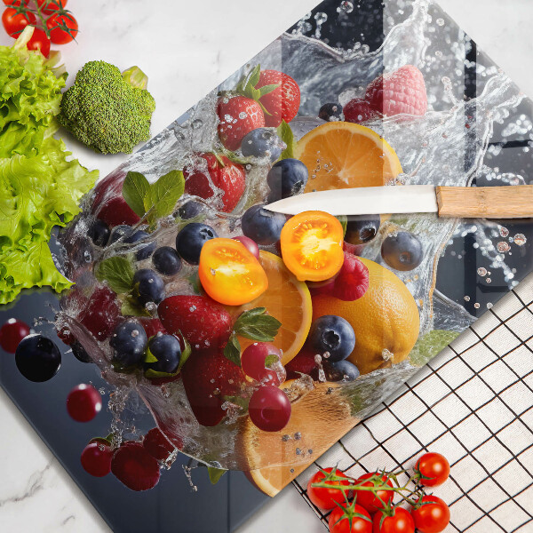 Deska kuchenna Owoce w wodzie