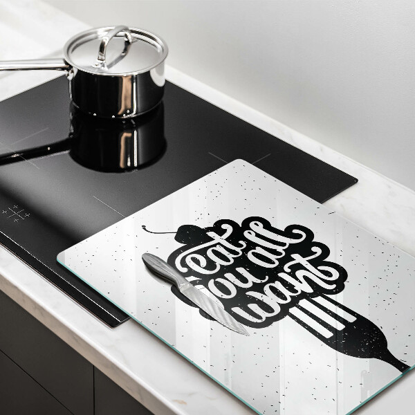 Deska kuchenna Napis Eat you all want