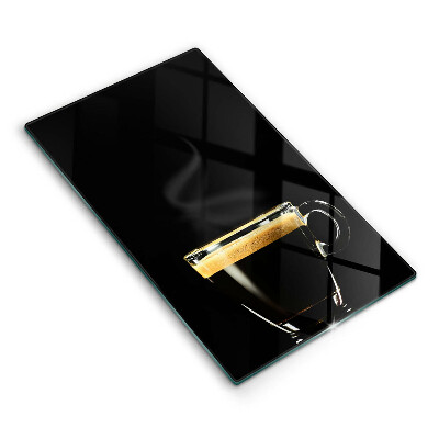 Deska kuchenna Szklanka czarnej kawy