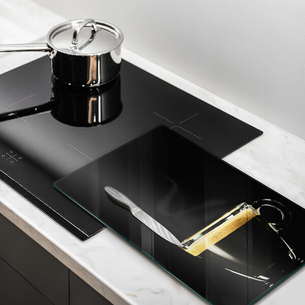 Deska kuchenna Szklanka czarnej kawy