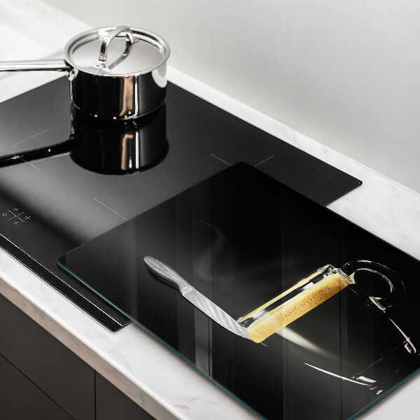 Deska kuchenna Szklanka czarnej kawy