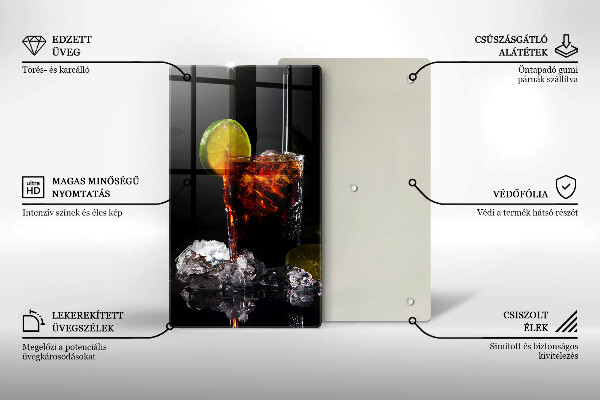 Deska kuchenna Ziemny drink z lodem