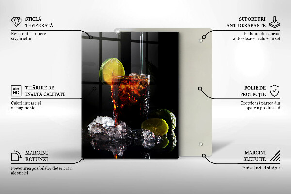 Deska kuchenna Ziemny drink z lodem