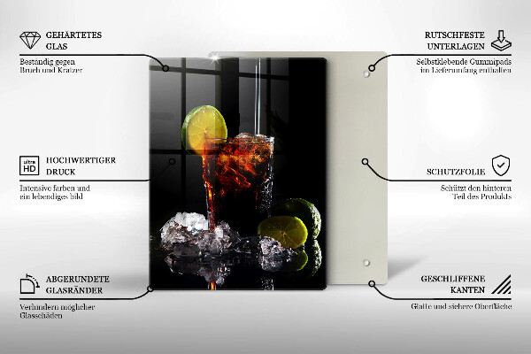 Deska kuchenna Ziemny drink z lodem