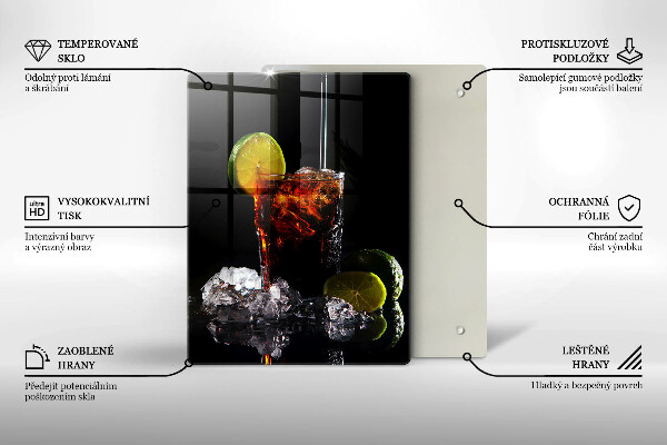 Deska kuchenna Ziemny drink z lodem