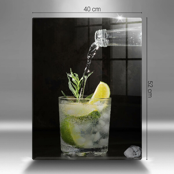 Deska kuchenna Szklanka z wodą