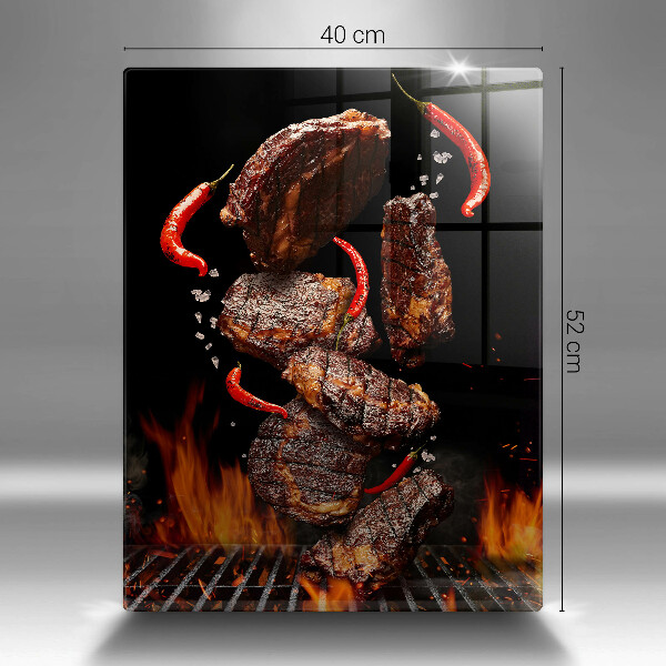 Deska kuchenna Mięso na grillu