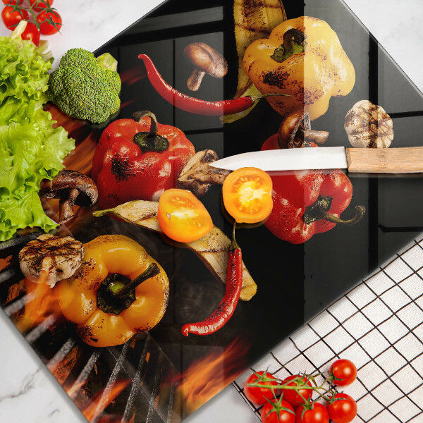 Deska kuchenna Warzywa na grillu