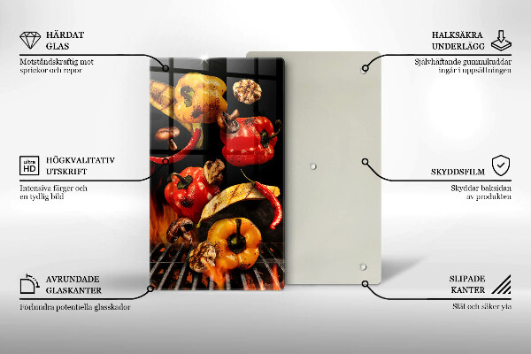 Deska kuchenna Warzywa na grillu