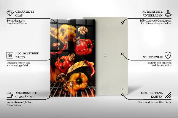 Deska kuchenna Warzywa na grillu