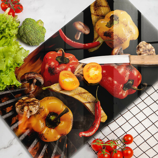 Deska kuchenna Warzywa na grillu
