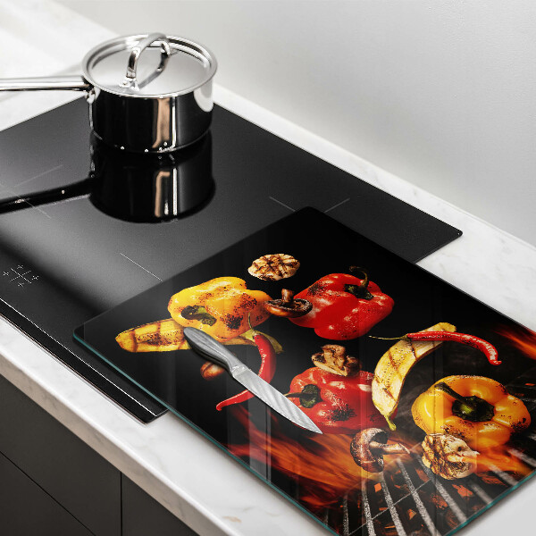 Deska kuchenna Warzywa na grillu