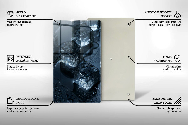 Deska kuchenna Zimne kostki lodu